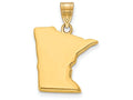 FJC Finejewelers 14k Yellow Gold Mn State Charm Bail Only