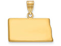 FJC Finejewelers 14k Yellow Gold Nd State Charm Bail Only