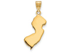 FJC Finejewelers 14k Yellow Gold Nj State Charm Bail Only
