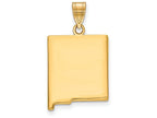 FJC Finejewelers 14k Yellow Gold Nm State Charm Bail Only