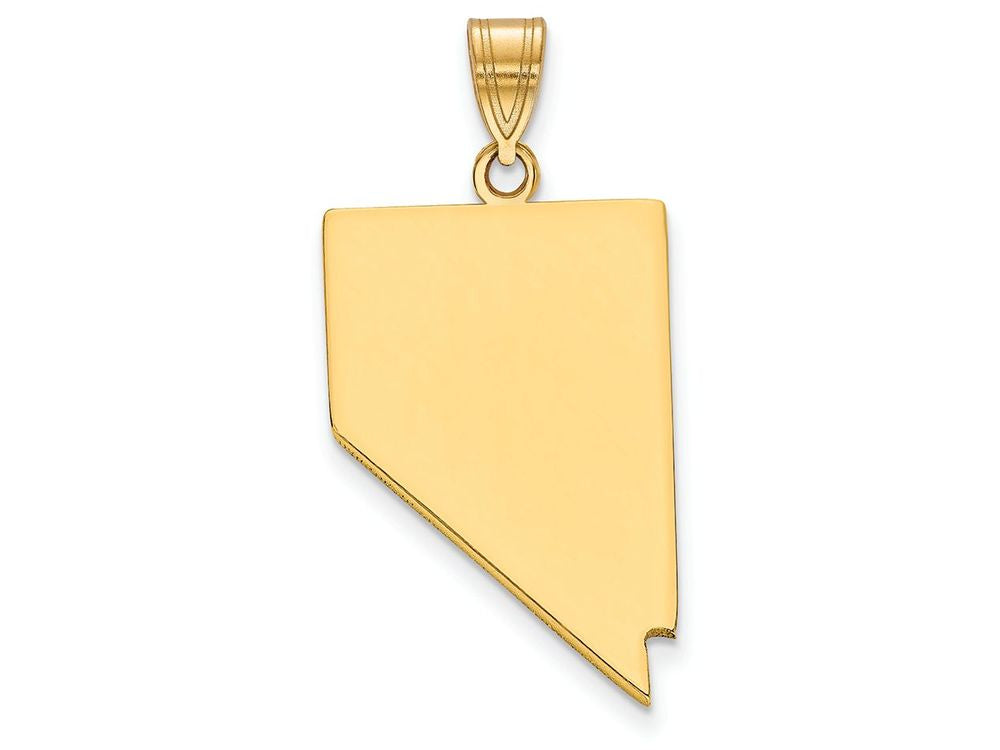 FJC Finejewelers 14k Yellow Gold Nv State Charm Bail Only