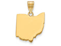 FJC Finejewelers 14k Yellow Gold Oh State Charm Bail Only