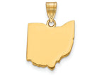 FJC Finejewelers 14k Yellow Gold Oh State Charm Bail Only