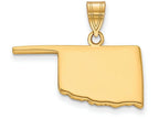 FJC Finejewelers 14k Yellow Gold Ok State Charm Bail Only