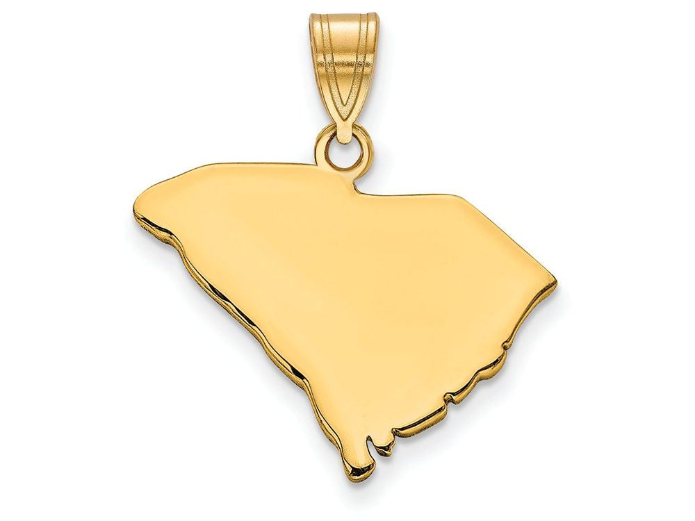 FJC Finejewelers 14k Yellow Gold Sc State Charm Bail Only