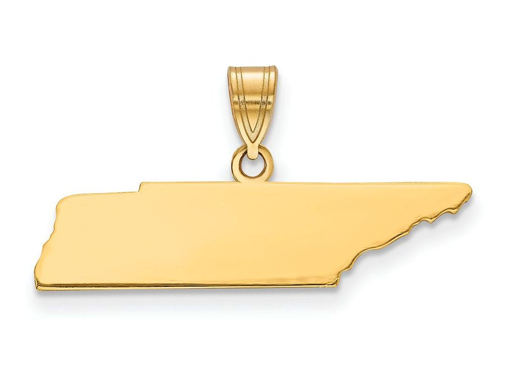 FJC Finejewelers 14k Yellow Gold Tn State Charm Bail Only