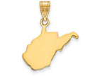 FJC Finejewelers 14k Yellow Gold Wv State Charm Bail Only