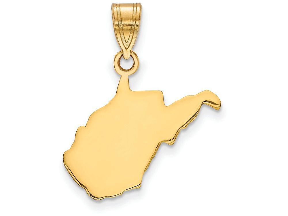 FJC Finejewelers 14k Yellow Gold Wv State Charm Bail Only