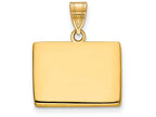 FJC Finejewelers 14k Yellow Gold Wy State Charm Bail Only