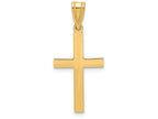 FJC Finejewelers 14k Yellow Gold Sand Blasted Cross Charm