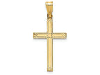 FJC Finejewelers 14k Yellow Gold Solid Cross Charm