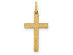 FJC Finejewelers 14k Yellow Gold Laser Designed Cross Charm