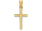 FJC Finejewelers 14k Yellow Gold Solid Cross Charm