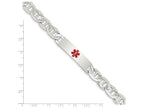 FJC Finejewelers Sterling Silver Polished Medical Anchor Link Id Bracelet