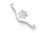 FJC Finejewelers Sterling Silver Non-enameled Medical Id Plate Tag