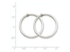FJC Finejewelers 14k White Gold Non-pierced Earring Hoops Earrings