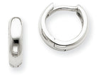 FJC Finejewelers 14k White Gold Hinged Hoop Earrings
