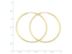 FJC Finejewelers 14k Yellow Gold 1.5mm Polished Round Endless Hoop Earrings