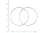 FJC Finejewelers 14k White Gold 1.5mm Polished Endless Hoop Earrings