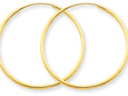 FJC Finejewelers 14k Yellow Gold 30 x 1.25mm Endless Hoop Earring