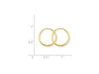 FJC Finejewelers 14k Yellow Gold 1.25mm Endless Hoop Earring