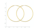 FJC Finejewelers 14k Yellow Gold 1.25mm Endless Hoop Earring
