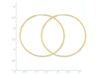 FJC Finejewelers 14k Yellow Gold 1.25mm Bright-cut Endless Hoop Earring
