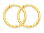 FJC Finejewelers 14k Yellow Gold Non-pierced Hoops Earrings