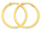 FJC Finejewelers 14k Yellow Gold Non-pierced Hoops Earrings