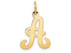 FJC Finejewelers 14k Yellow Gold Die Struck Initial A Charm