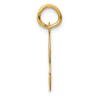 FJC Finejewelers 14k Yellow Gold Die Struck Initial B Charm