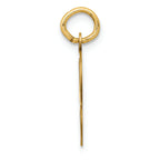 FJC Finejewelers 14k Yellow Gold Die Struck Initial G Charm