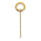 FJC Finejewelers 14k Yellow Gold Die Struck Initial H Charm