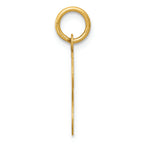 FJC Finejewelers 14k Yellow Gold Die Struck Initial J Charm