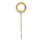 FJC Finejewelers 14k Yellow Gold Die Struck Initial L Charm