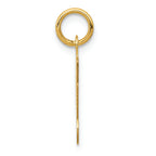 FJC Finejewelers 14k Yellow Gold Die Struck Initial M Charm
