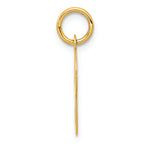 FJC Finejewelers 14k Yellow Gold Die Struck Initial P Charm