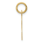 FJC Finejewelers 14k Yellow Gold Die Struck Initial S Charm