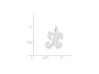 FJC Finejewelers 14 kt White Gold Initial K Charm