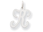 FJC Finejewelers 14 kt White Gold Initial K Charm