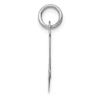 FJC Finejewelers 14k White Gold Small Fancy Script Initial A Charm