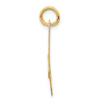 FJC Finejewelers 14k Yellow Gold Medium Fancy Script Initial A Charm