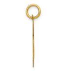 FJC Finejewelers 14k Yellow Gold Large Fancy Script Initial B Charm