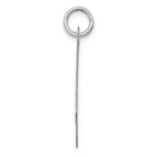 FJC Finejewelers 14k White Gold Large Fancy Script Initial A Charm