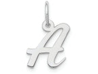FJC Finejewelers 14k White Gold Small Script Initial A Charm
