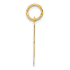 FJC Finejewelers 14k Yellow Gold Medium Script Initial A Charm