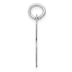 FJC Finejewelers 14k White Gold Medium Script Initial B Charm