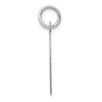 FJC Finejewelers 14k White Gold Large Script Initial D Charm