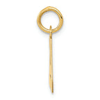 FJC Finejewelers 14k Yellow Gold Small Block Initial A Charm