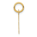FJC Finejewelers 14k Yellow Gold Small Block Initial C Charm